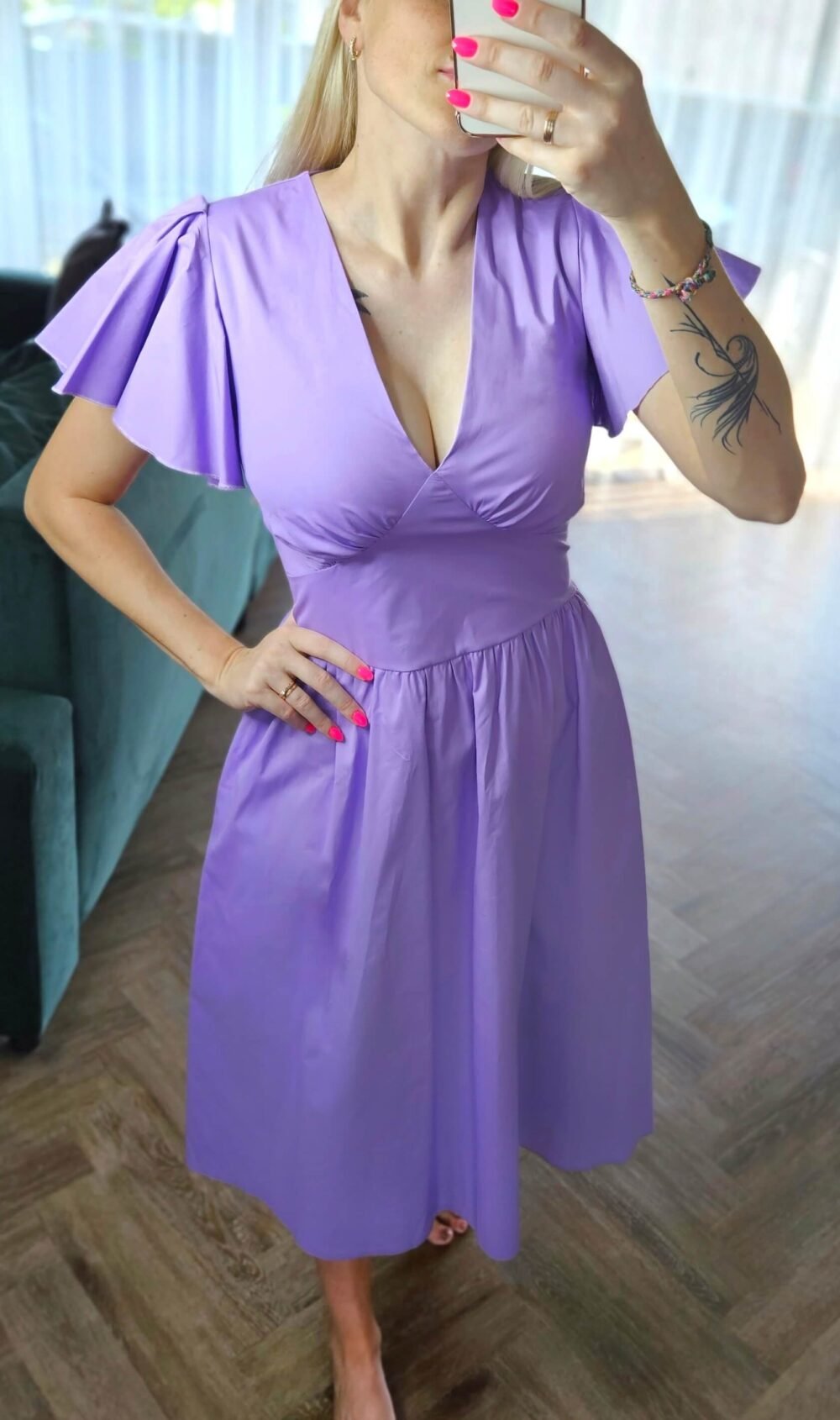 Suknelė "Svaja" alyvinė