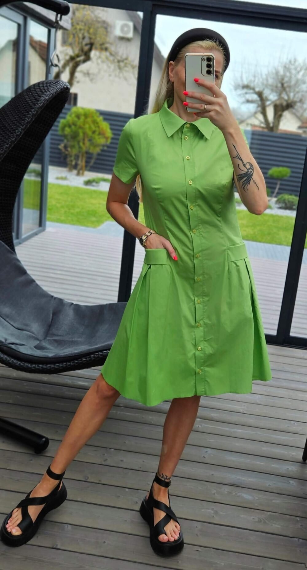 Suknelė "Bella" šv.žalia