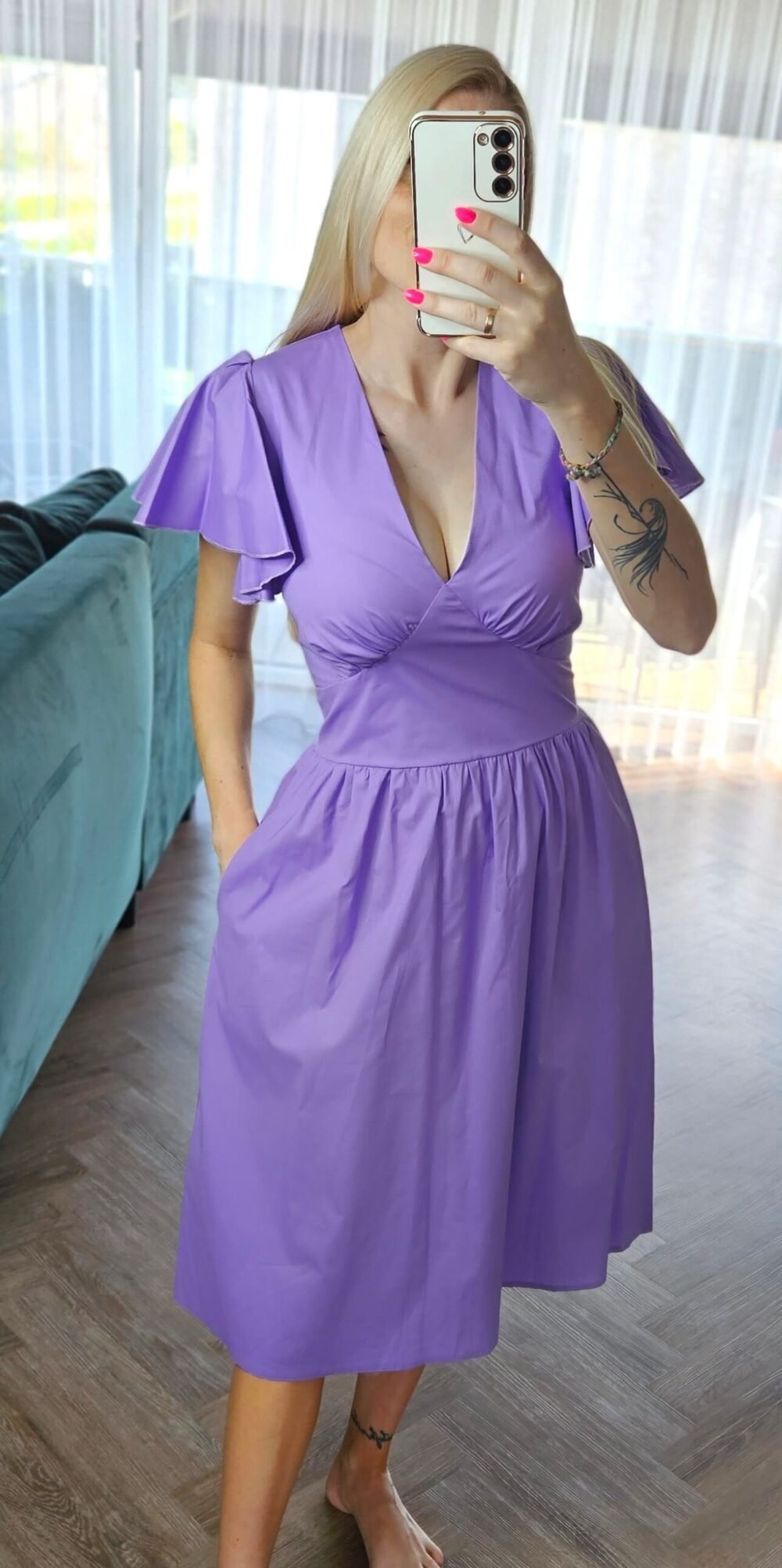 Suknelė "Svaja" alyvinė