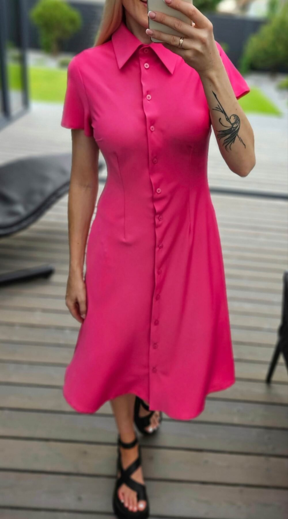 SLIP suknelė rožinė