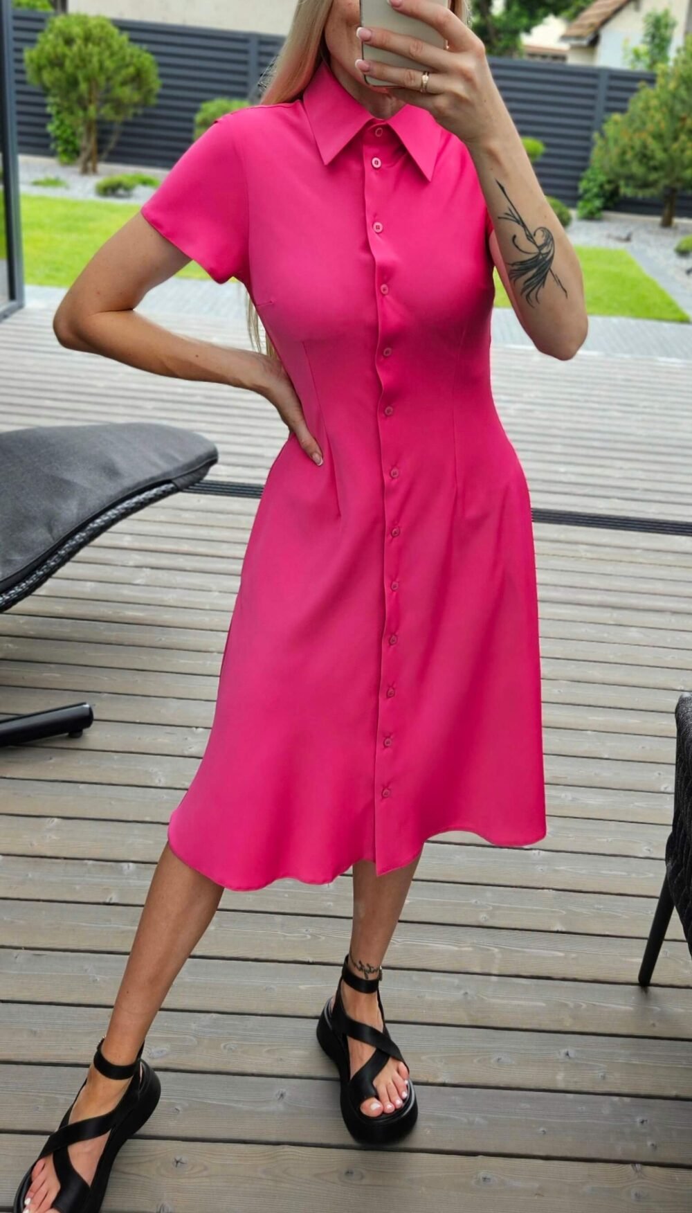 SLIP suknelė rožinė