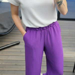Kelnės "Basic" violetinės