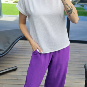 Kelnės "Basic" violetinės