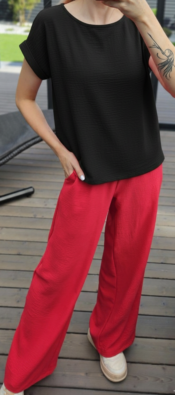 Kelnės "Basic" raudonos