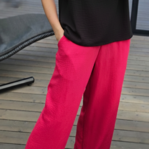 Kelnės "Basic" aviečių spalvos