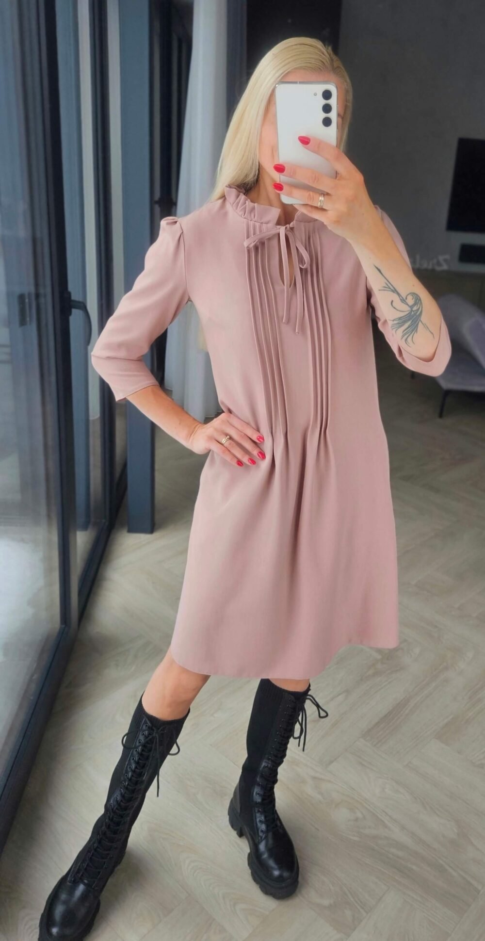 Suknelė "Harmonia" rausva