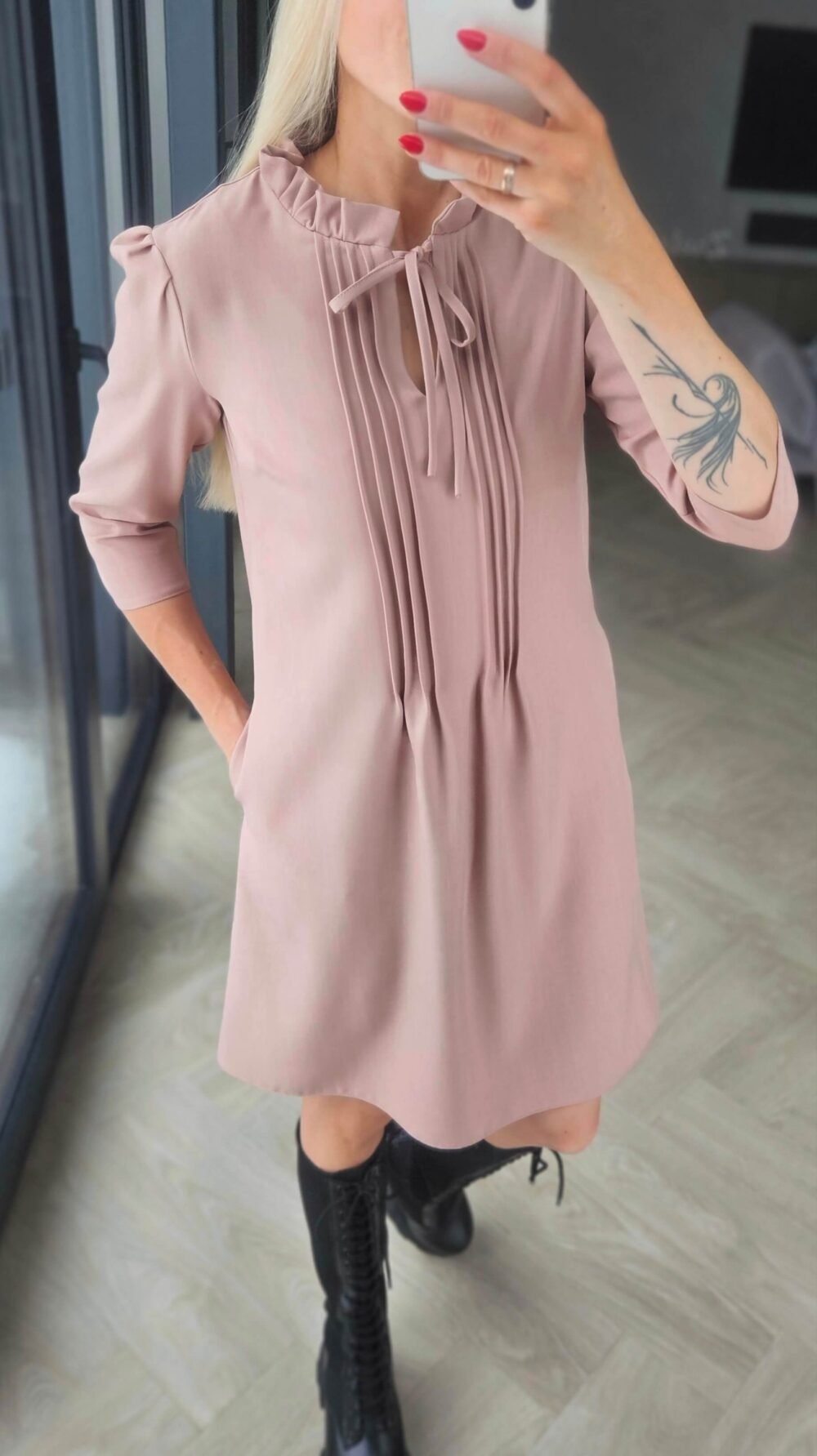 Suknelė "Harmonia" rausva