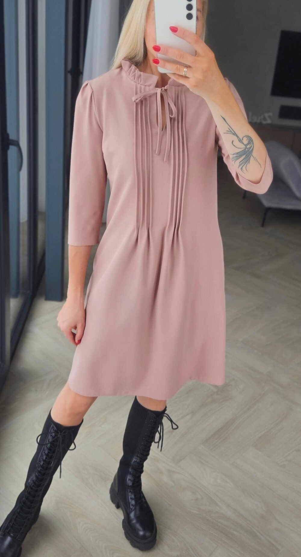 Suknelė "Harmonia" rausva