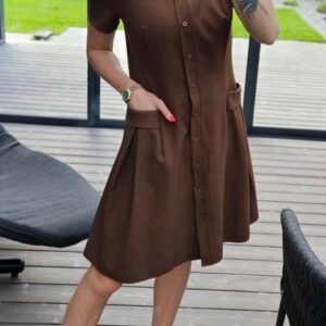 Suknelė "Bella" ruda