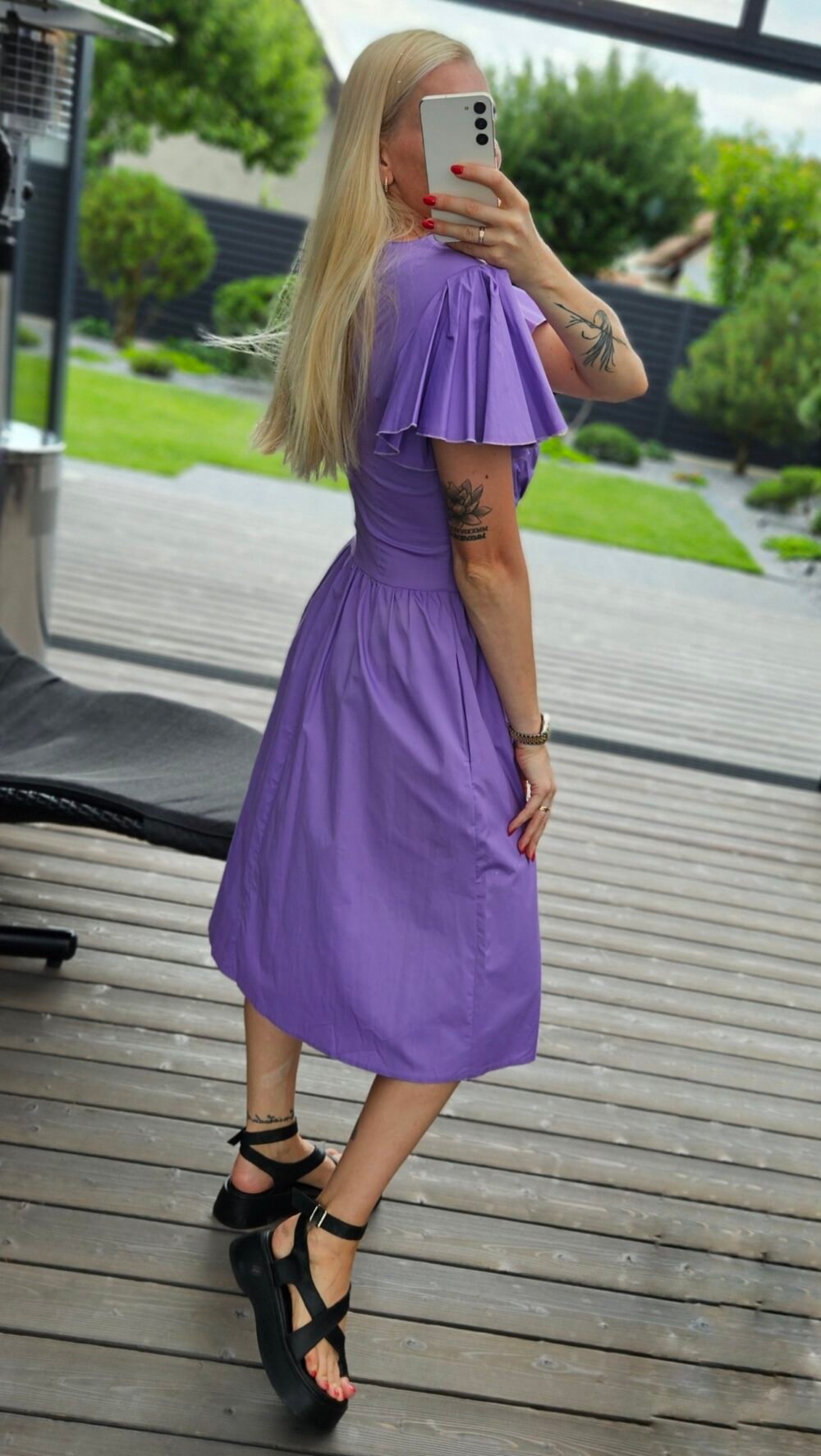 Suknelė "Svaja" alyvinė
