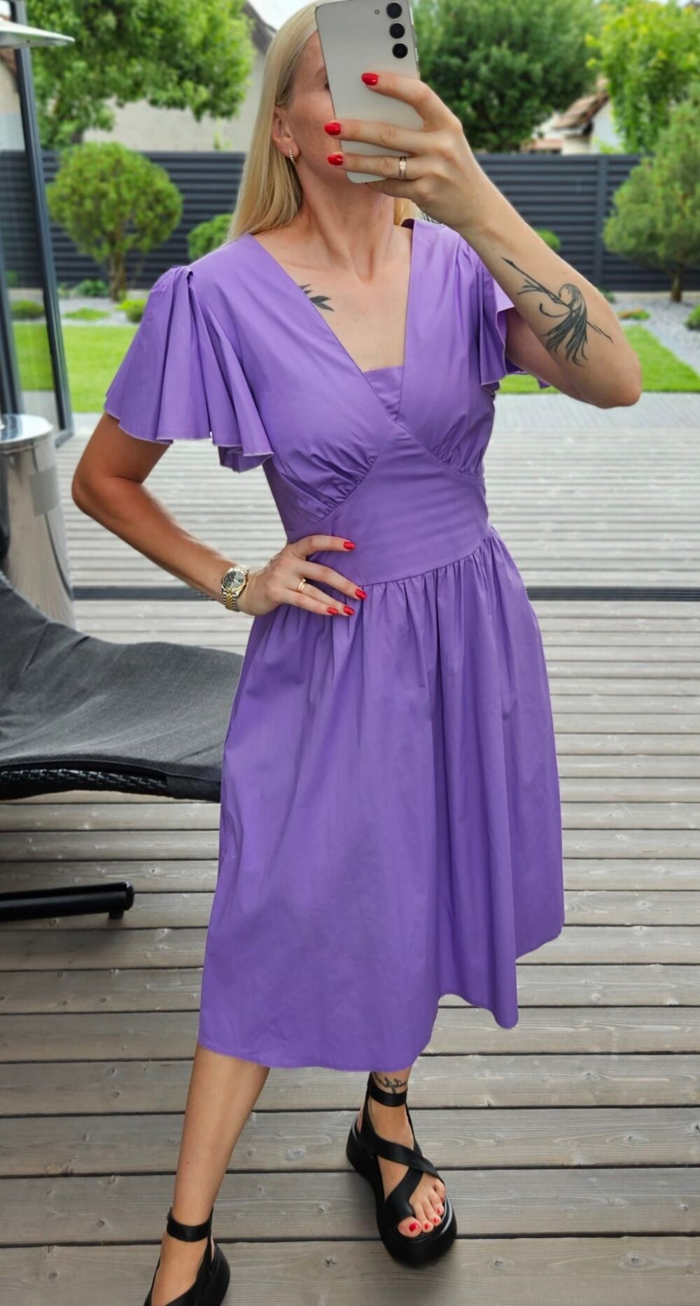 Suknelė "Svaja" alyvinė
