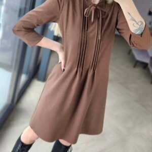 Suknelė "Harmonia" ruda