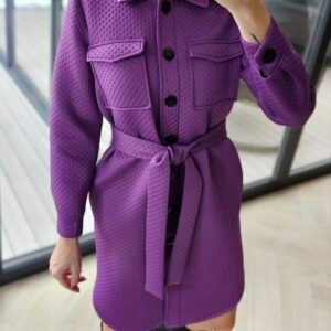 Neopreno paltas "City" violetinis