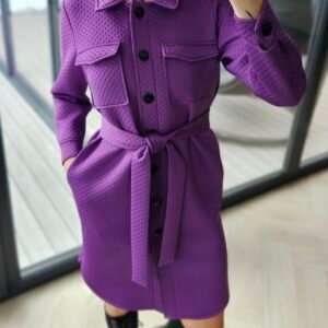 Neopreno paltas "City" violetinis