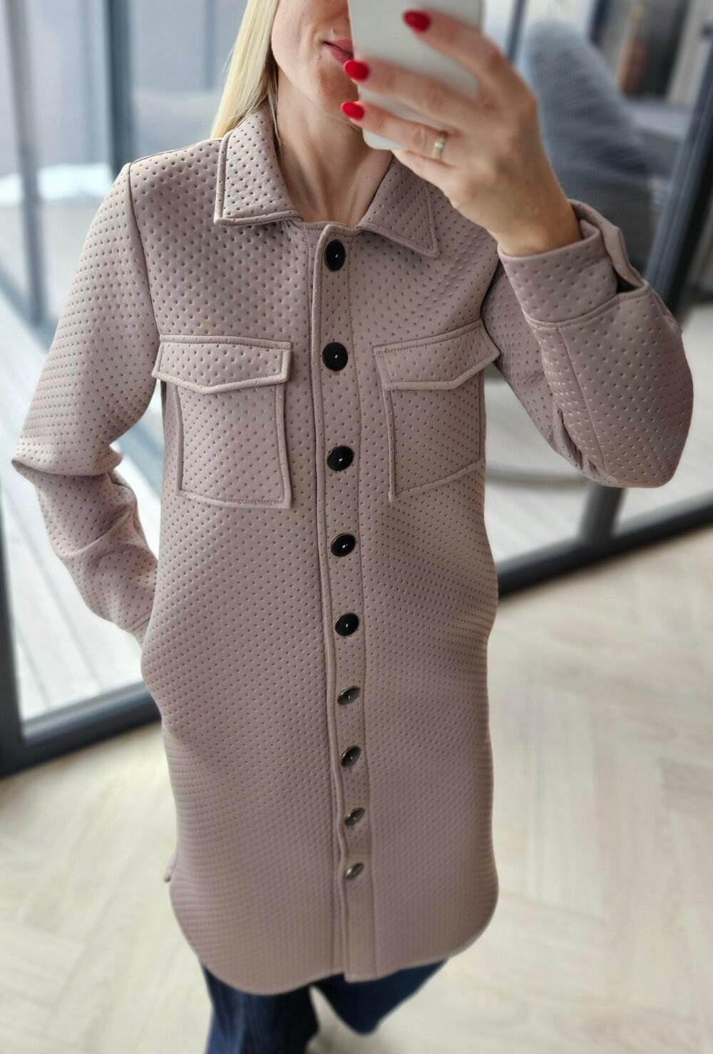 Neopreno paltas "City" šviesus