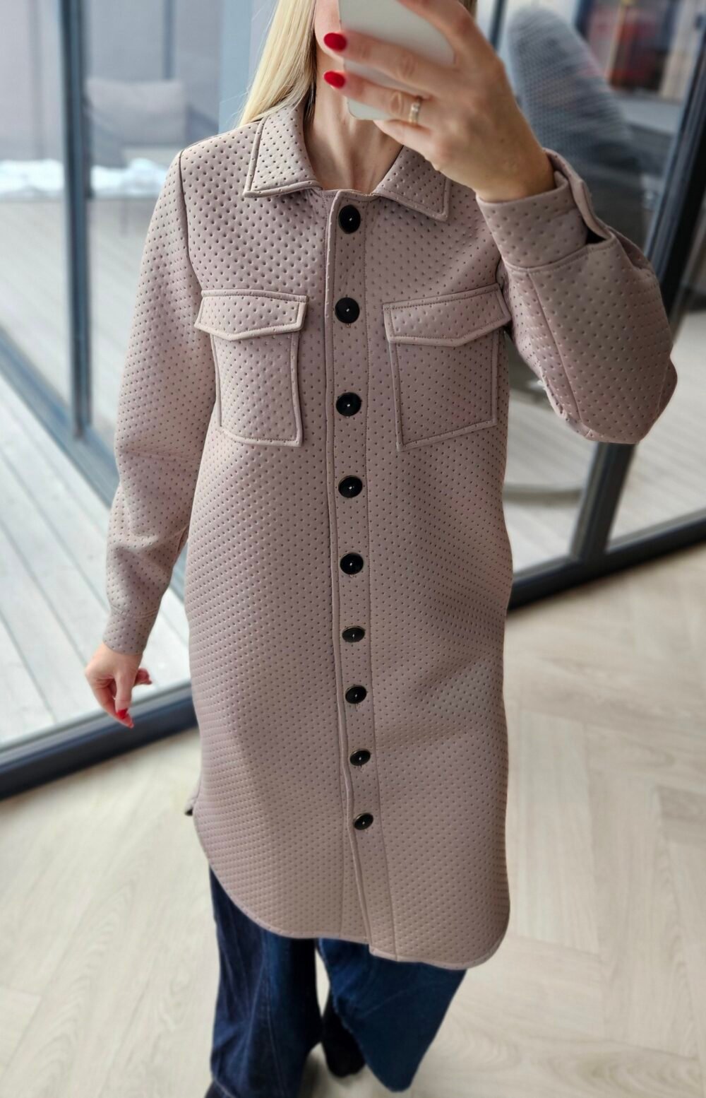 Neopreno paltas "City" šviesus