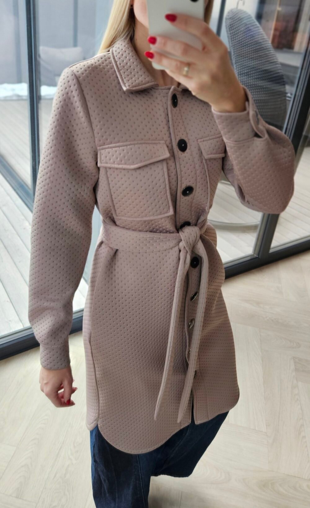 Neopreno paltas "City" šviesus