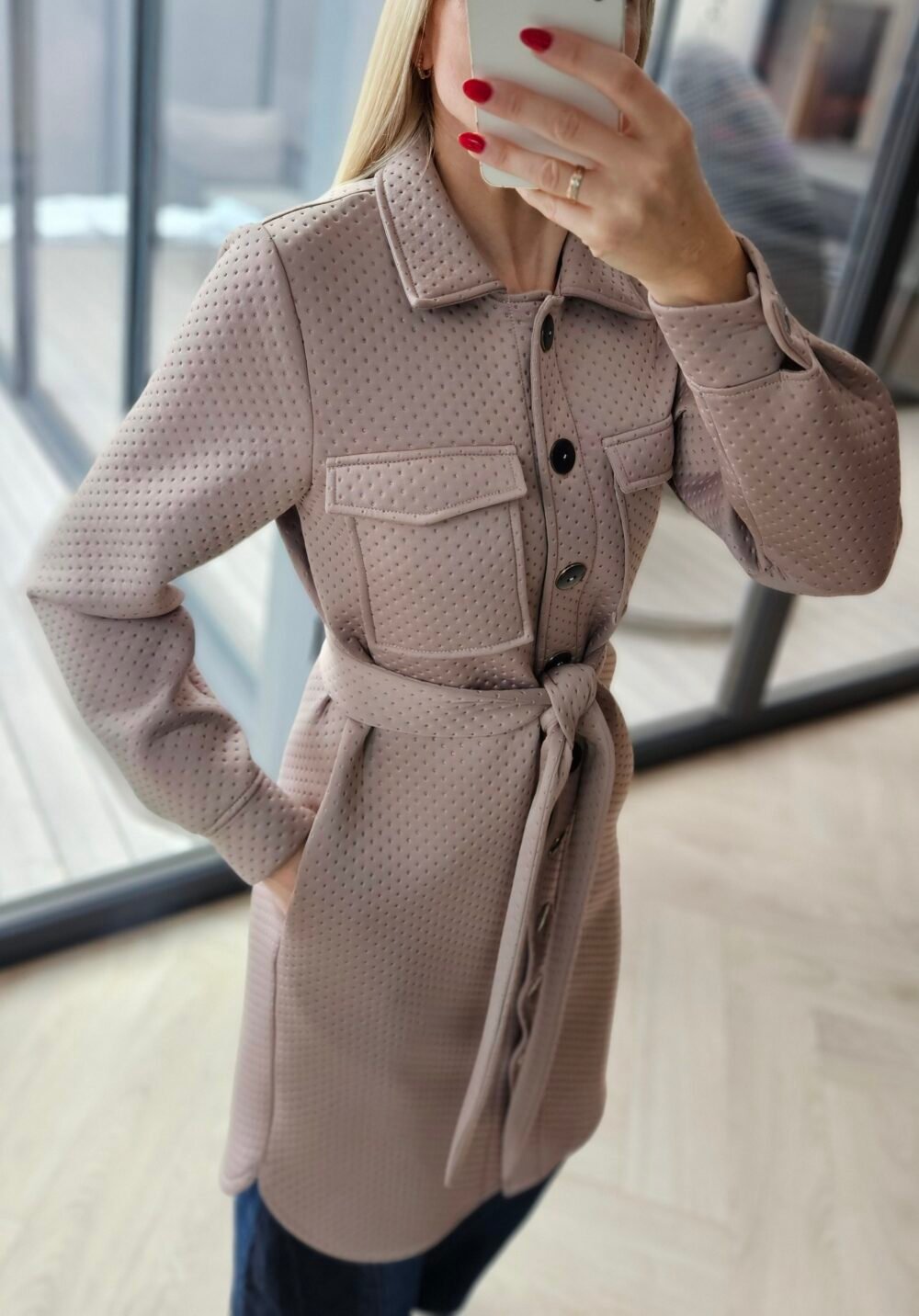 Neopreno paltas "City" šviesus