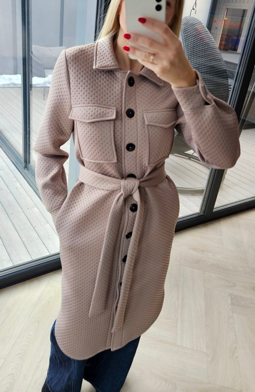 Neopreno paltas "City" šviesus