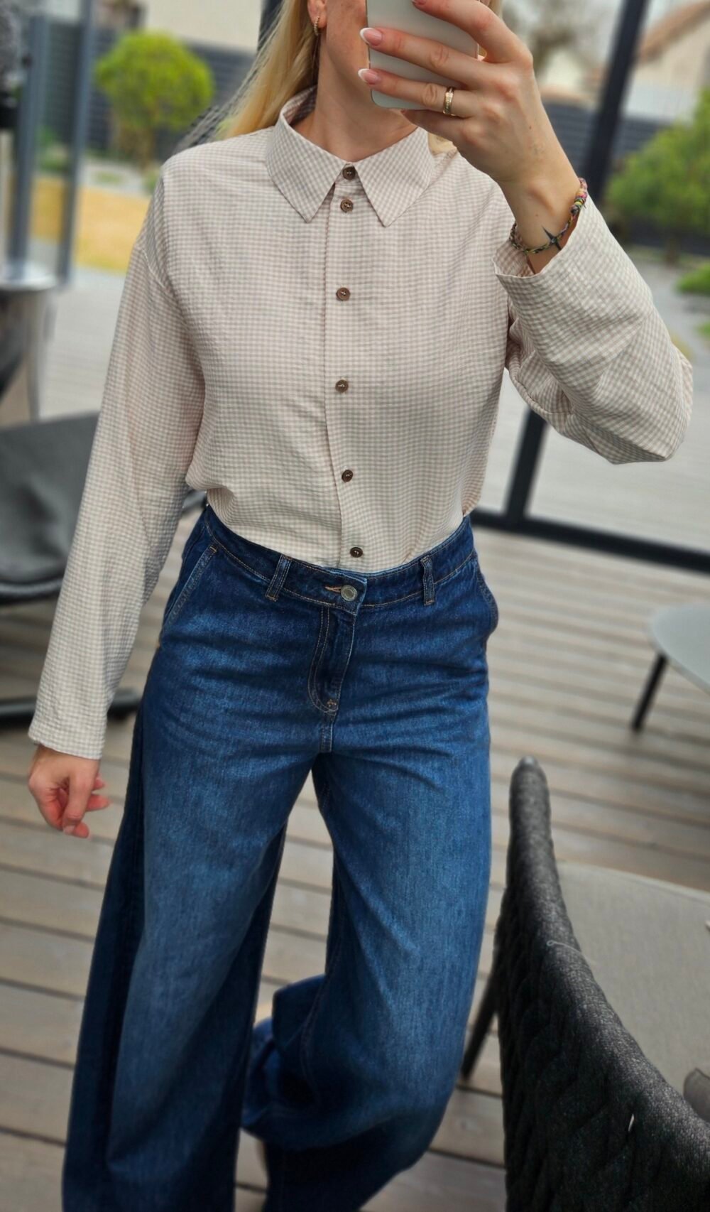 Marškiniai "Cotton" langeliais