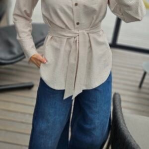 Marškiniai "Cotton" langeliais