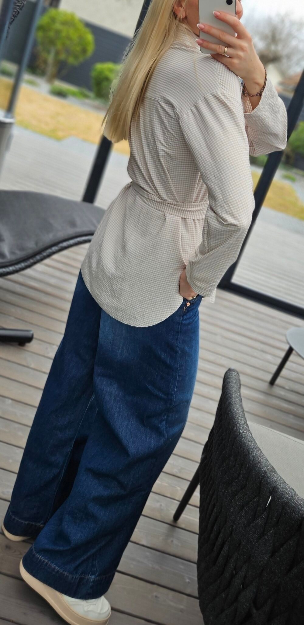 Marškiniai "Cotton" langeliais