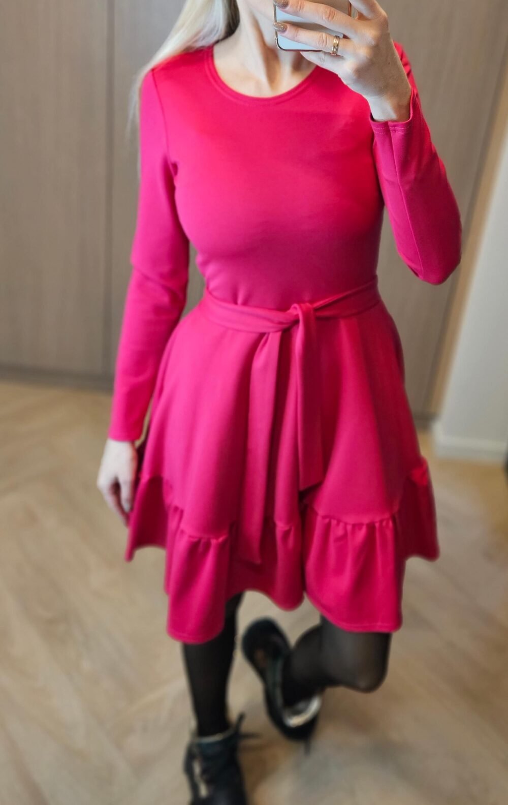 Suknelė "fit" rožinė