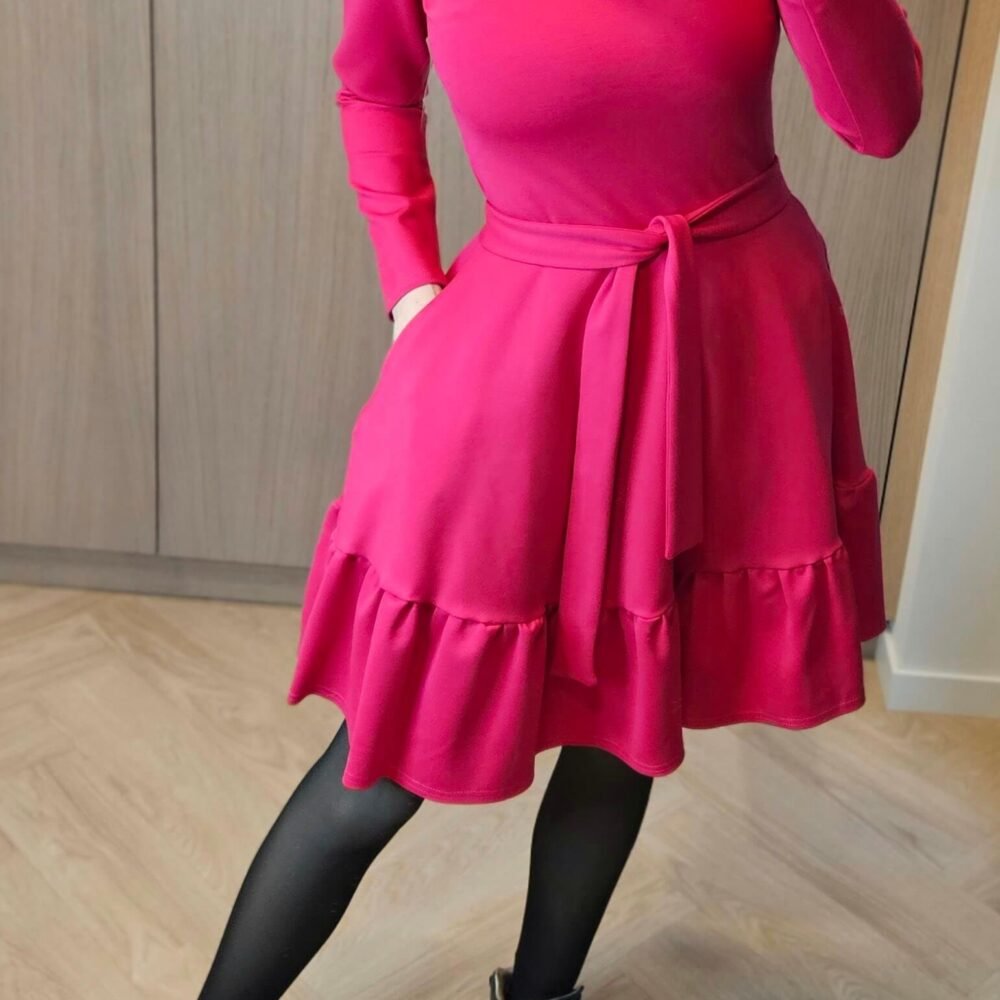 Suknelė "fit" rožinė