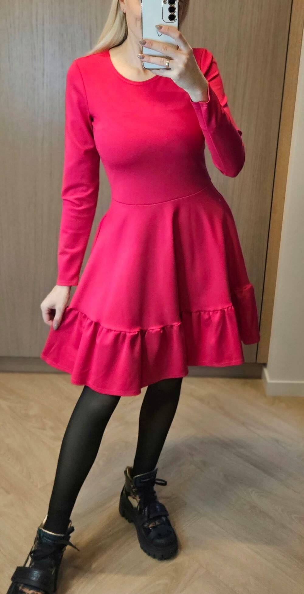 Suknelė "fit" rožinė