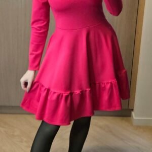 Suknelė "fit" rožinė