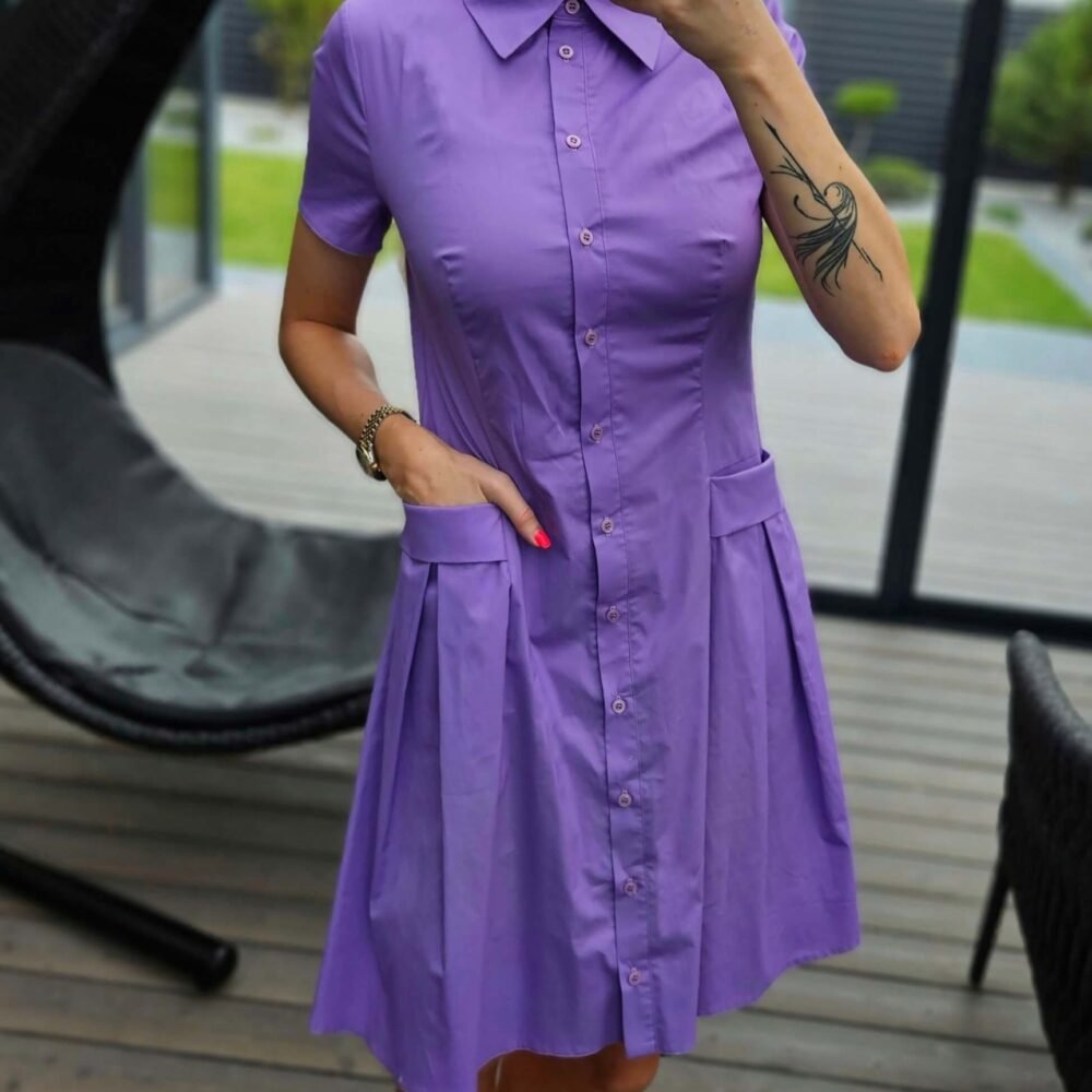 Suknelė "Bella" alyvų spalvos