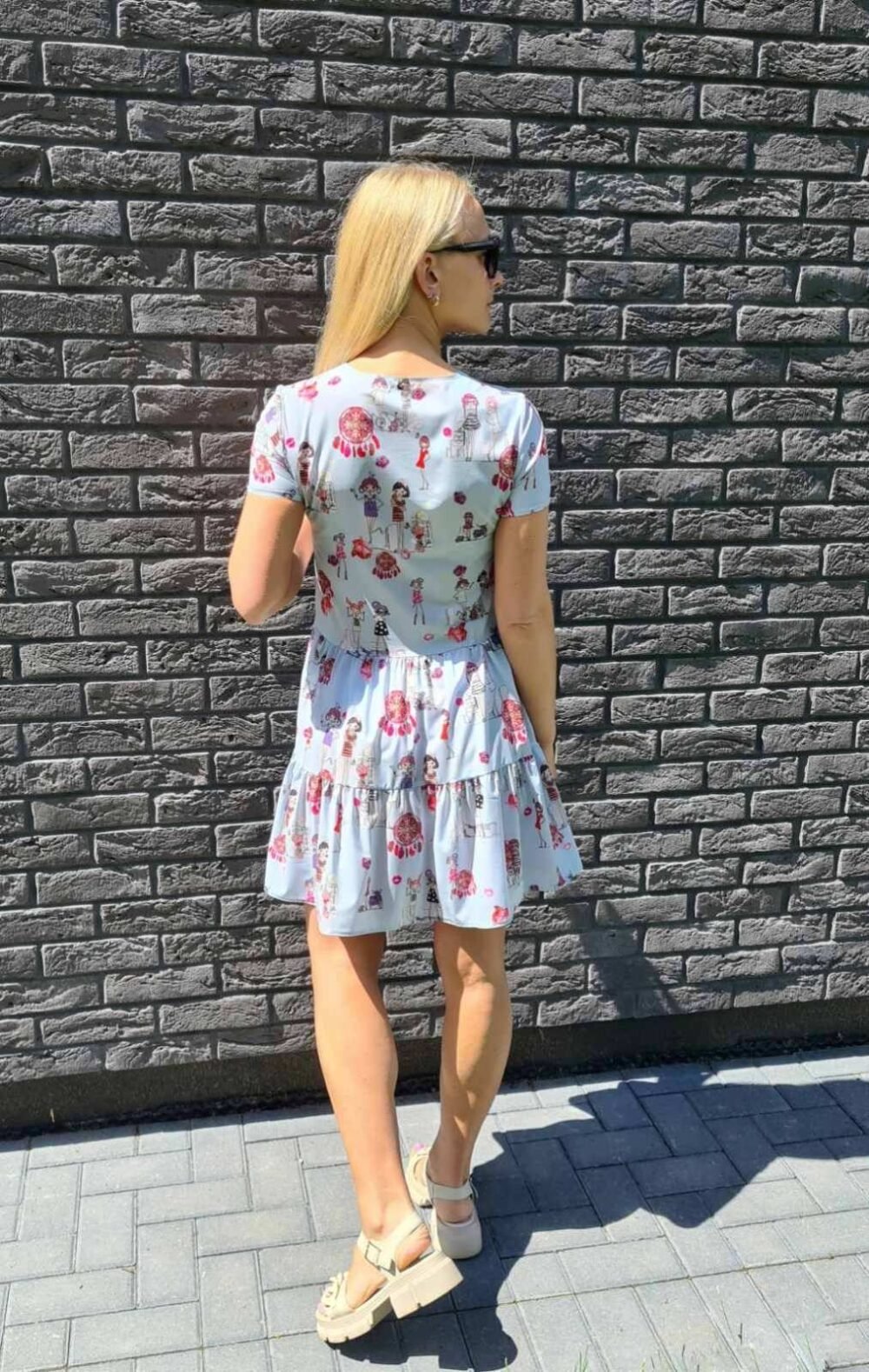 Žydra suknelė "Lėlė"