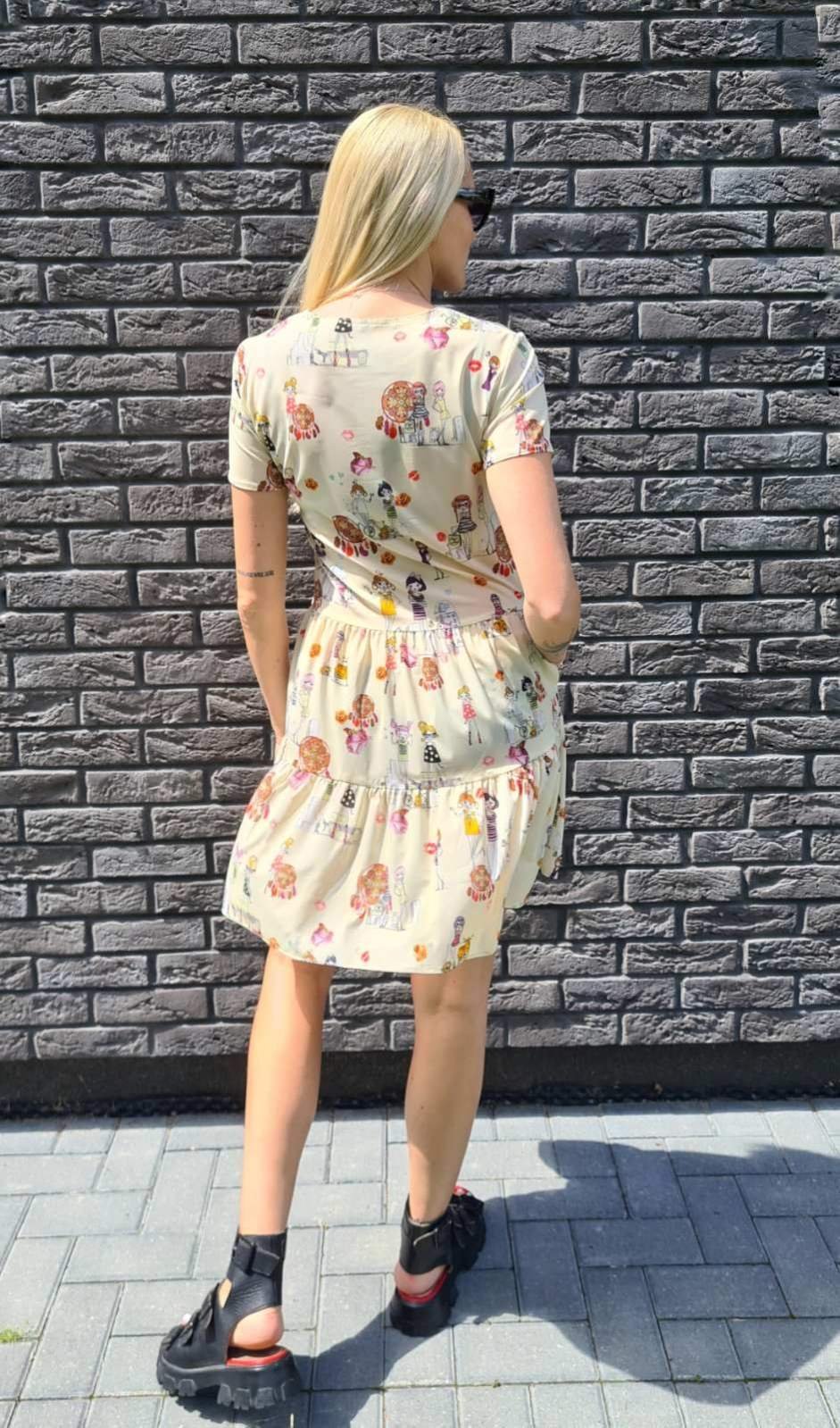 Gelsva suknelė "Lėlė"