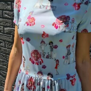 Žydra suknelė "Lėlė"