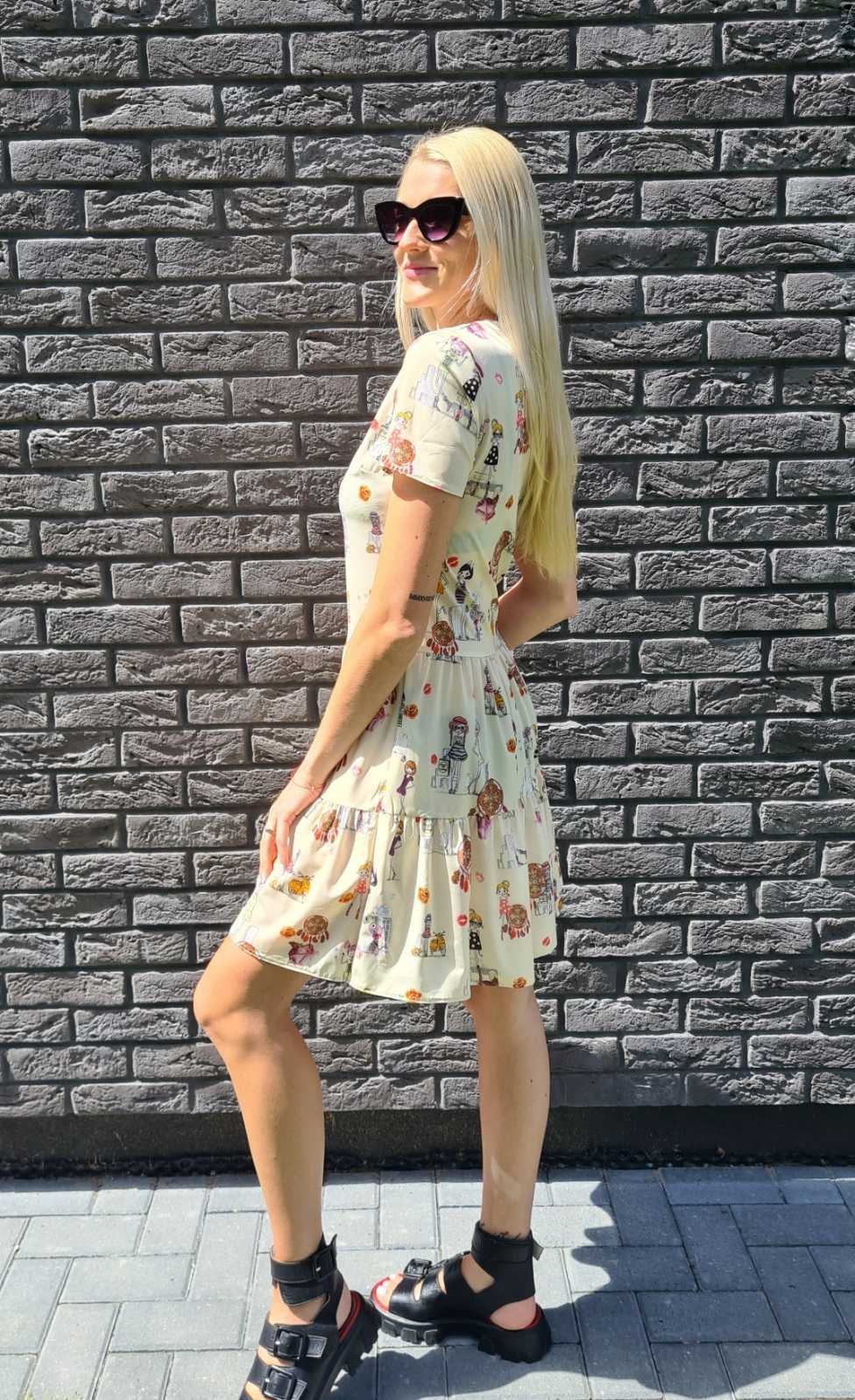 Gelsva suknelė "Lėlė"