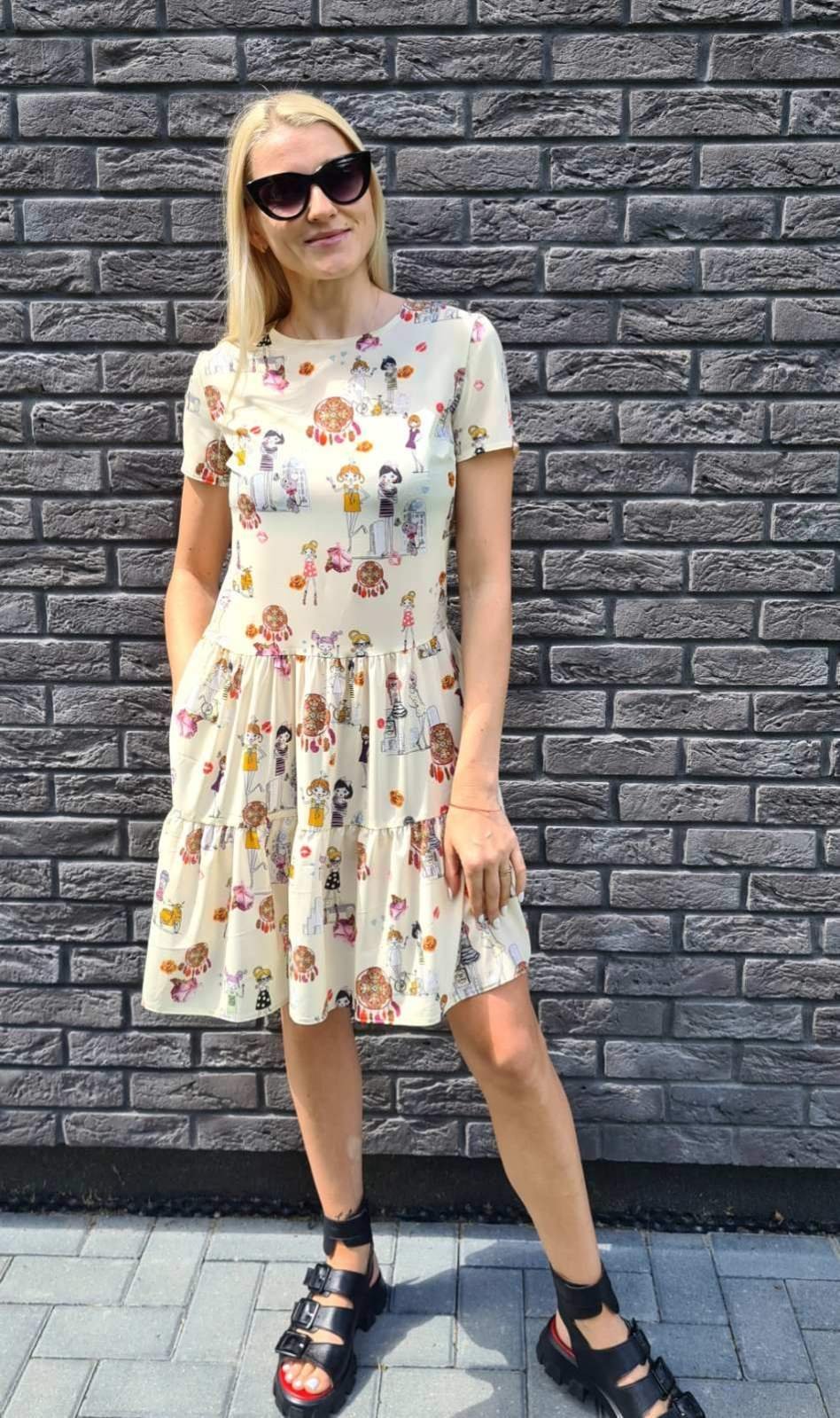 Gelsva suknelė "Lėlė"