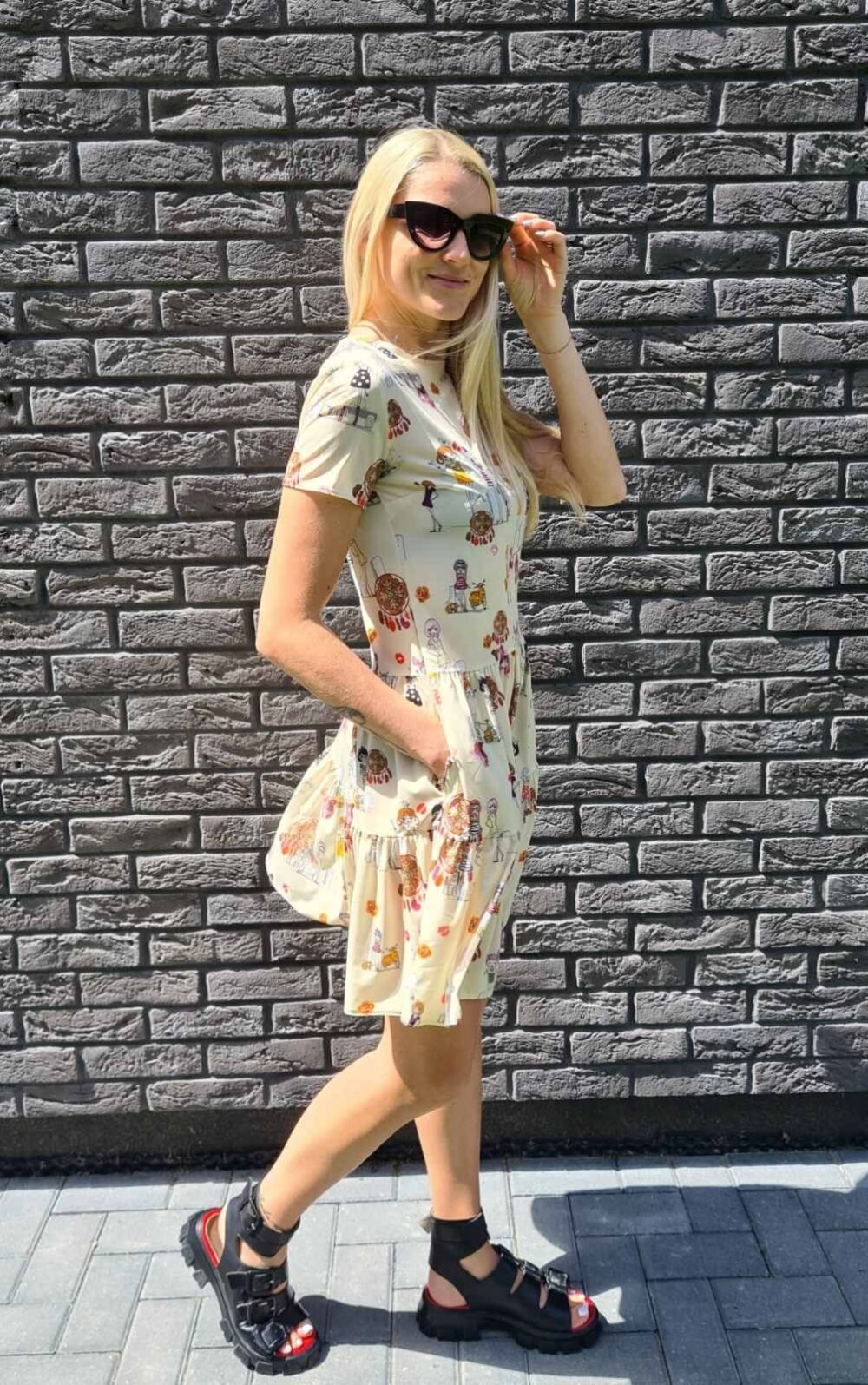 Gelsva suknelė "Lėlė"