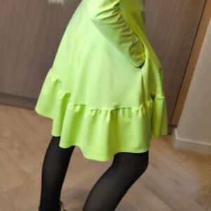 Suknelė "Fit" salotinė