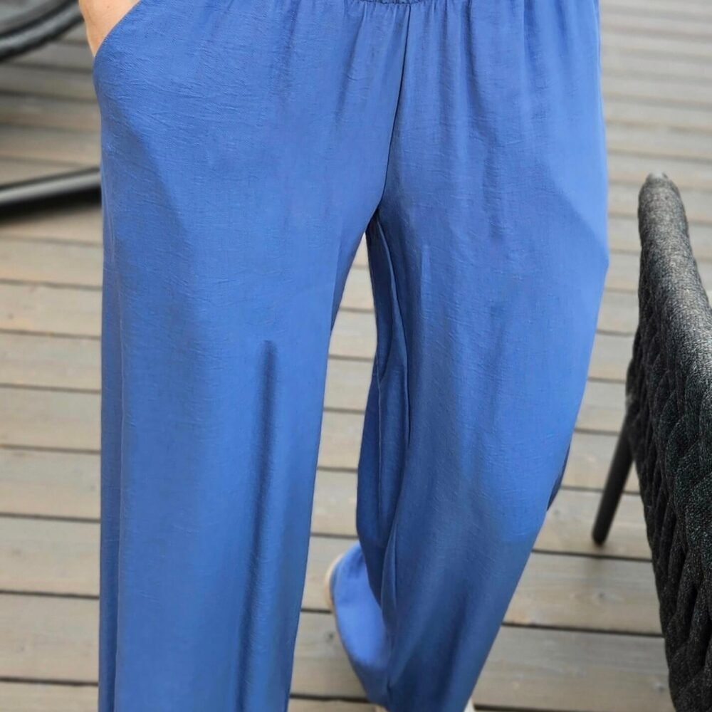 100% viskozės kelnės