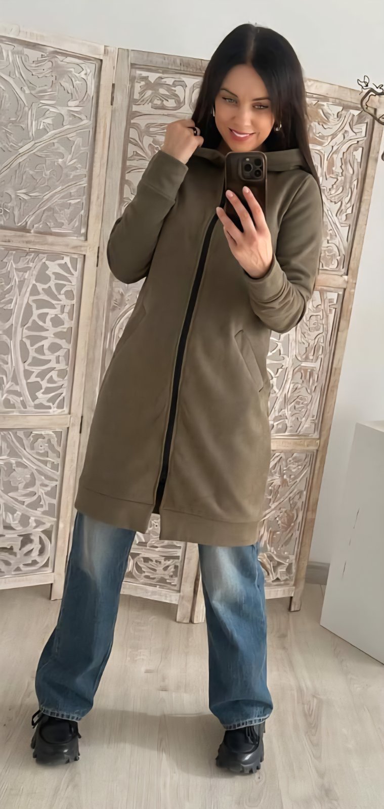 Džemperis/paltukas chaki