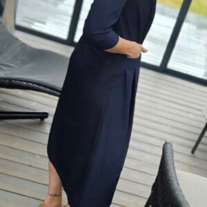 Suknelė "Bella" midi t.mėlyna