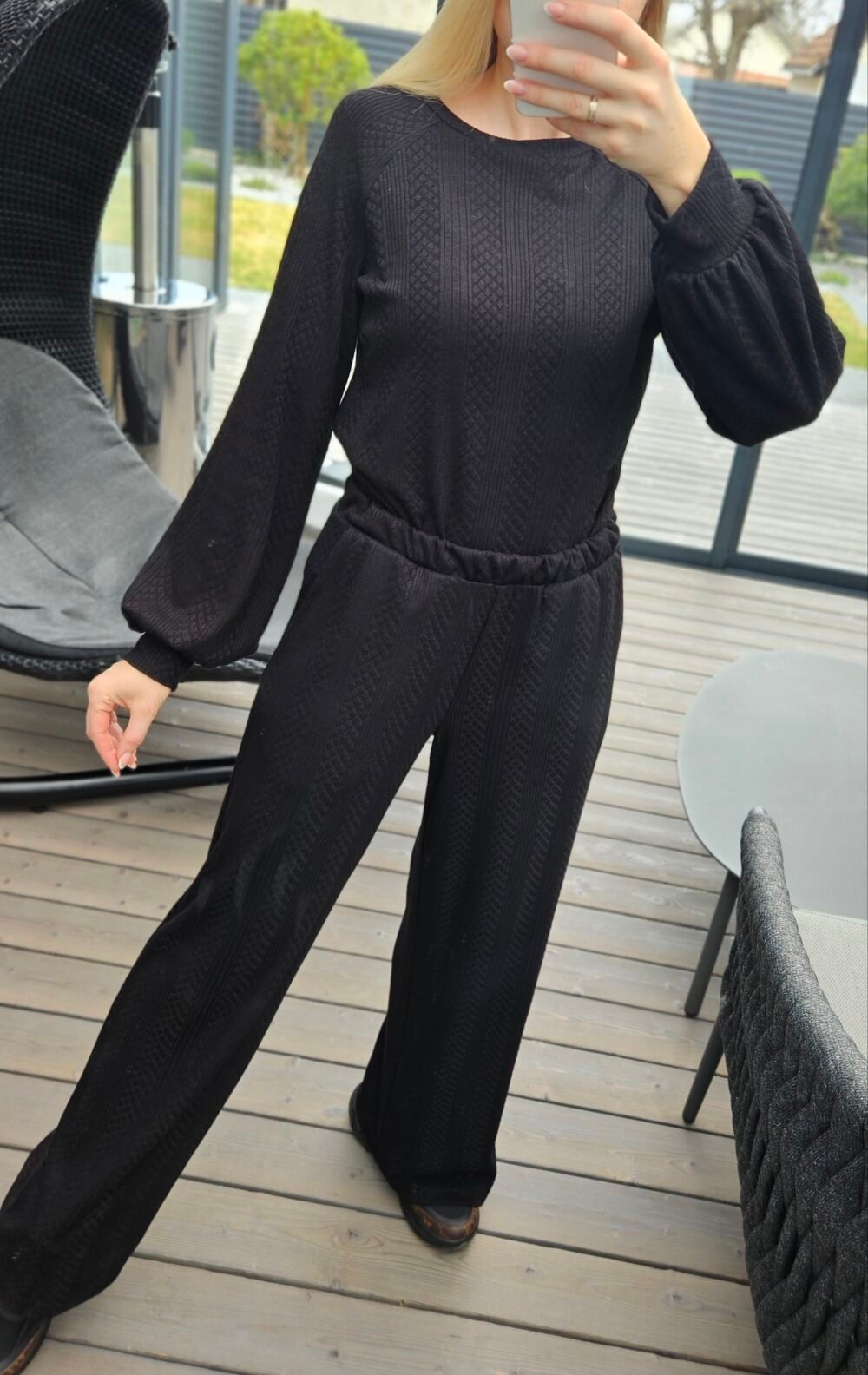 Kostiumėlis "Knit" juodas