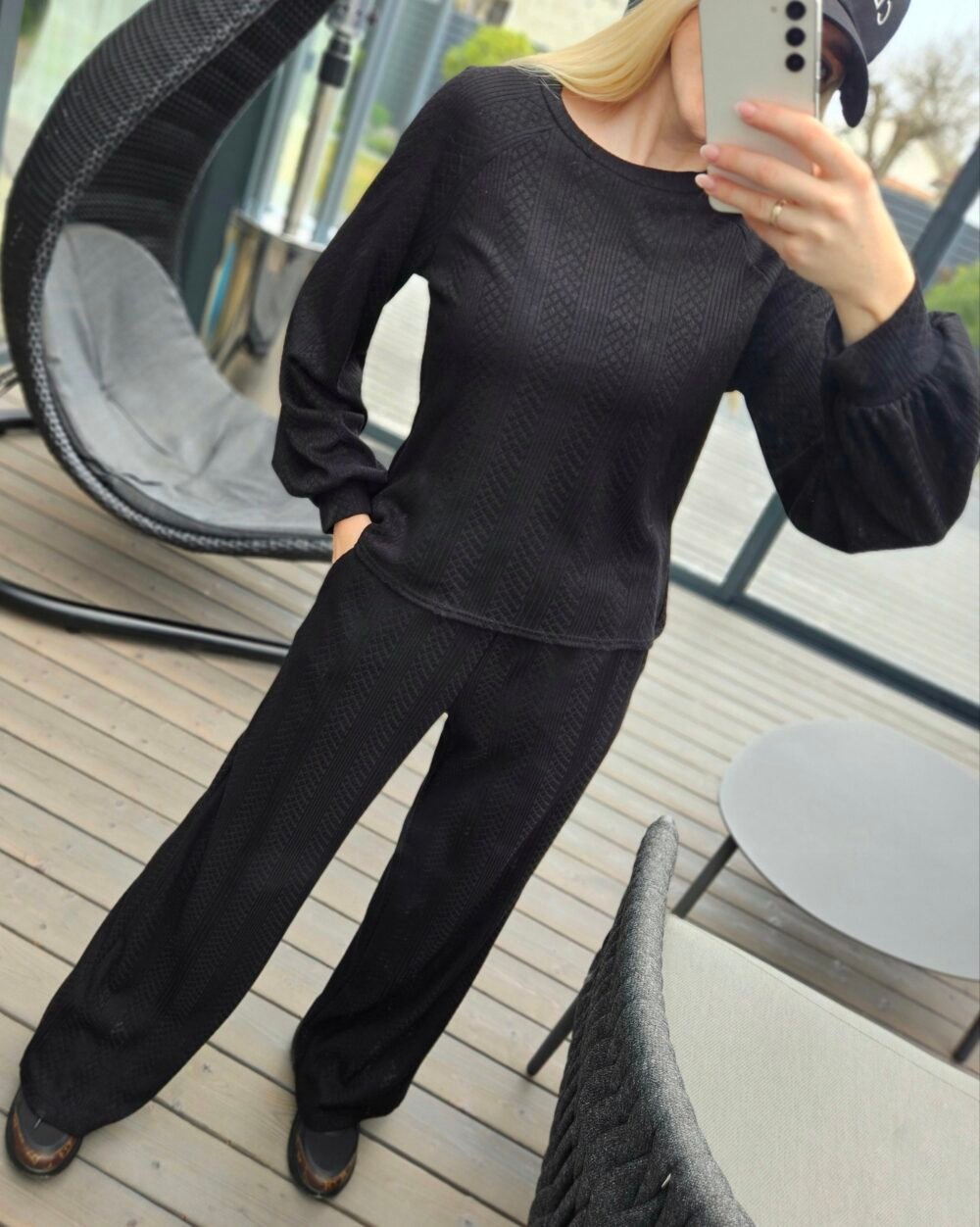 Kostiumėlis "Knit" juodas