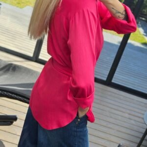 Marškiniai "Linen" rožiniai