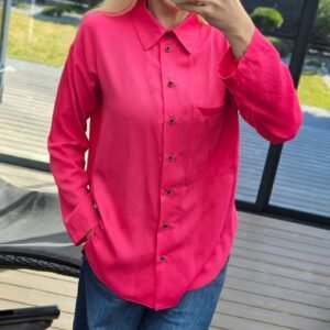 Marškiniai "Linen" rožiniai