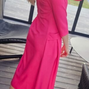 Suknelė "Bella" midi rožinė