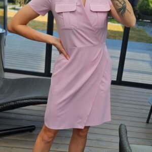 Suknelė "Meda" rausva