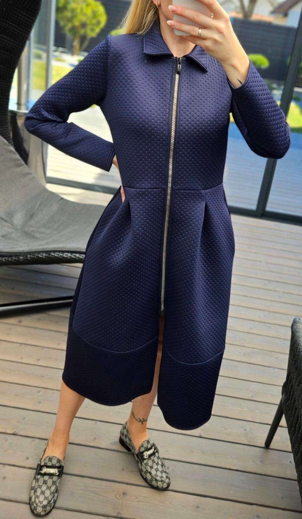 Neopreno paltas "Lady" t.mėlynas