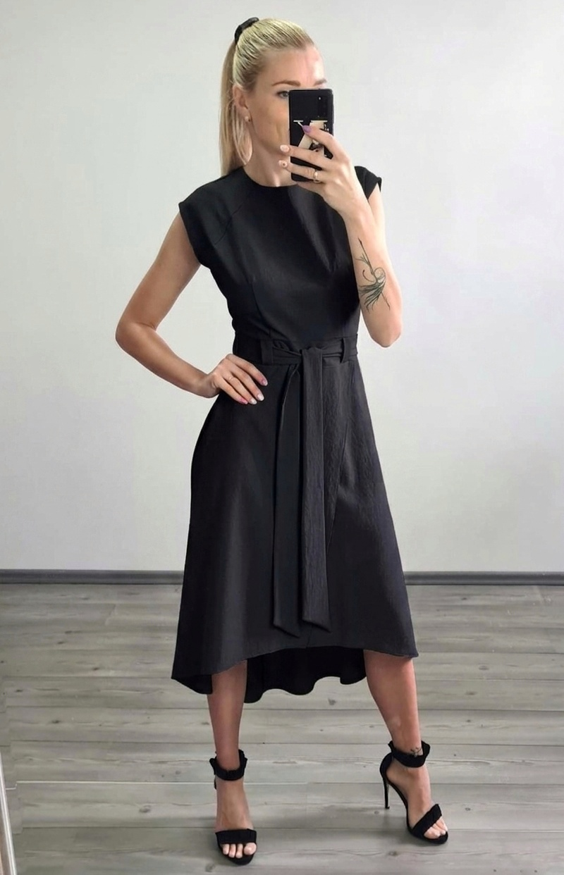 Suknelė "Liepsna" juoda