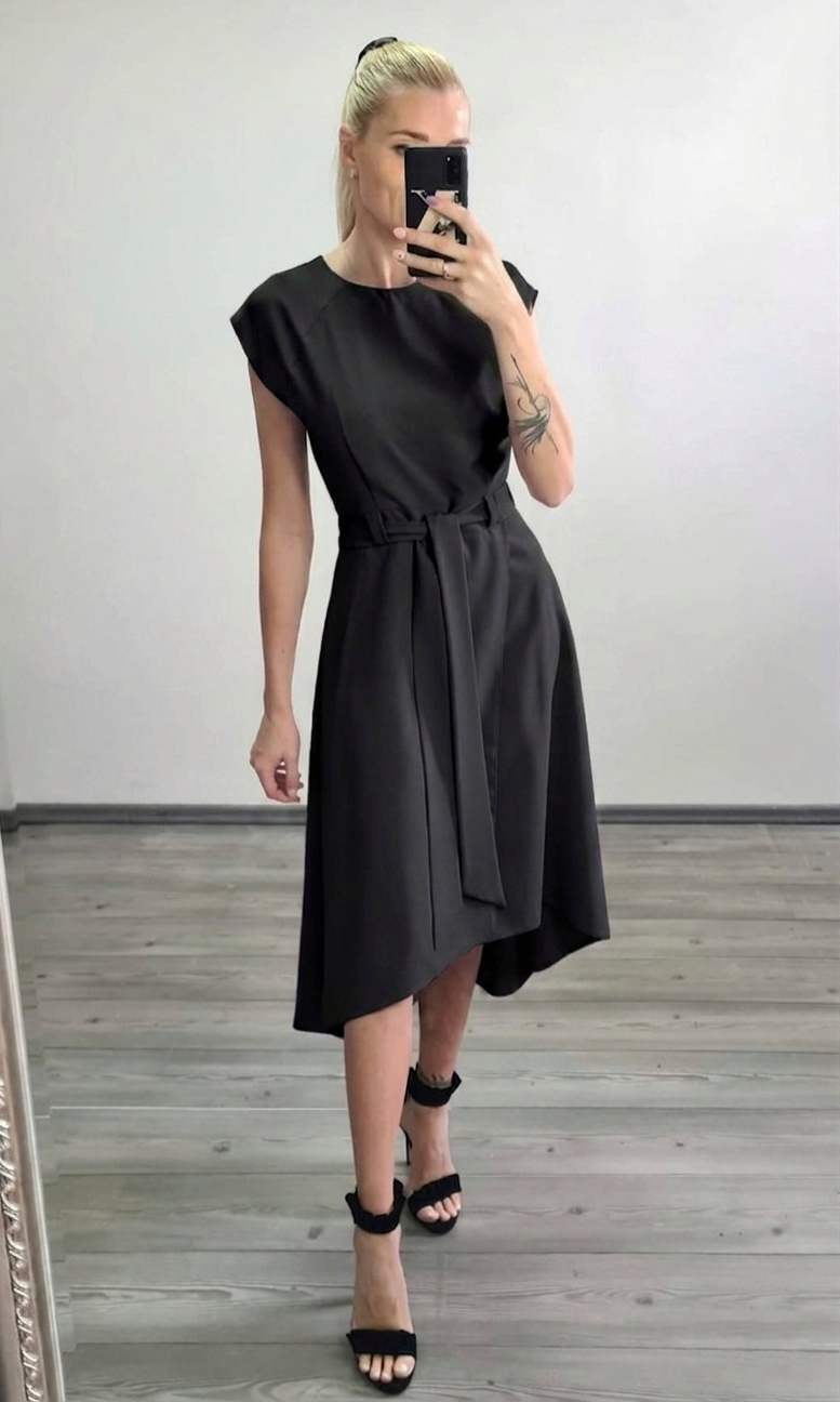 Suknelė "Liepsna" juoda